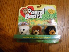 RARE GALOOB POUND BEARS 1997 w/Adoption Certificate NEW IN PACKAGE