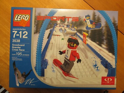 NISB LEGO Gravity Games Snowboard Boarder Cross Race (3538