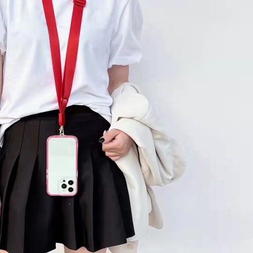 ☆Universal Crossbody Nylon Patch Phone Lanyards Mobile Phone Strap Lanyard .◇ - Photo 10 sur 26