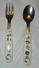 1979 Vintage Children's Hello Kitty 2-Piece Flatware Set