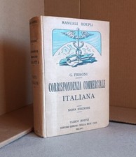 Gaetano Frisoni - Corrispondenza commerciale italiana - Hoepli 1926