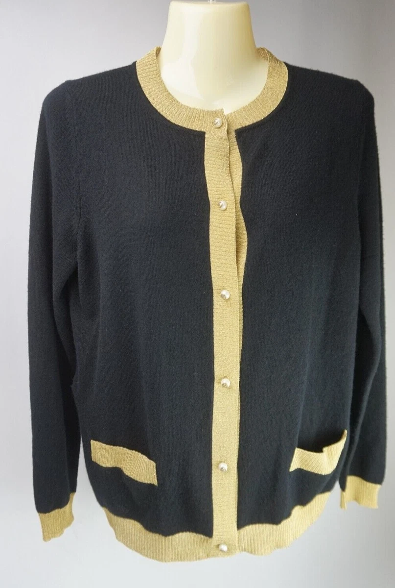 Gucci top gold cardigan