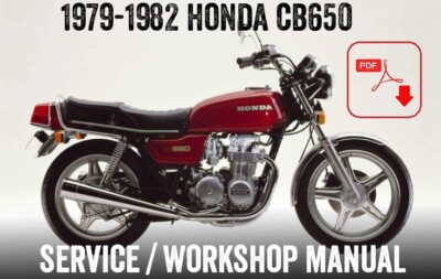 ホンダ CB650 サービスマニュアル 1979-1982 Honda CB650 CB 650 Repair Workshop Service Manual PDF