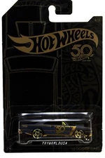 2018 Hot Wheels 50th Anniversary Black and Gold #4 '68 Dodge Dart