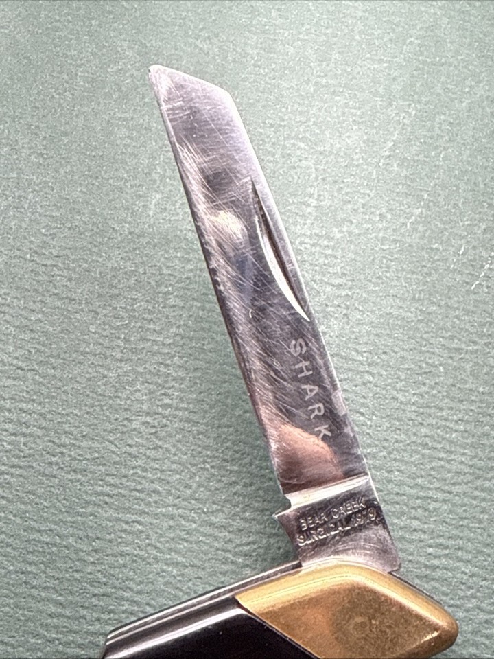 Collectible "BEAR CREEK" Taylor Cutlery Kingsport TN 1979 "SHARK