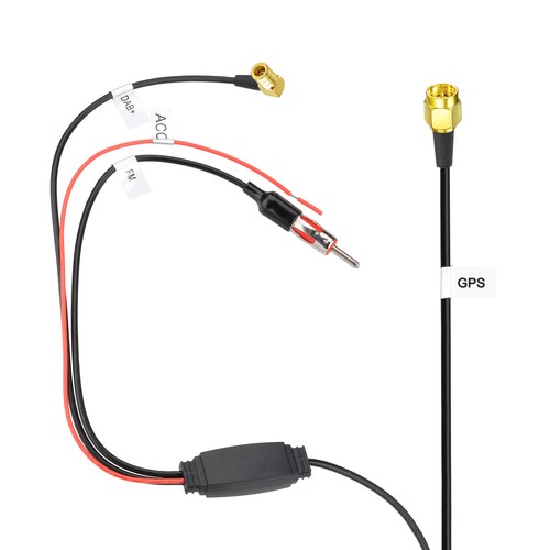 DAB/DAB+ Autoantenne Digitalradio Aktiv GPS FM Dachantenne & Verstärker-Splitter - Picture 7 of 17