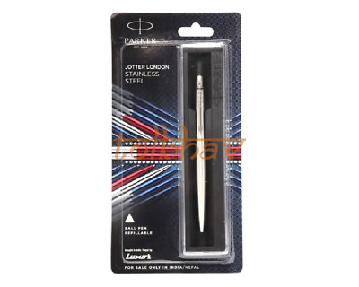 Parker Jotter London Stainless Steel Chrome Trim Ball Pen
