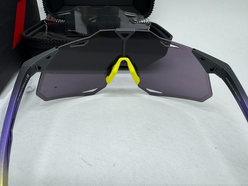 100% HYPERCRAFT XS SPORT PERFORMANCE FRAMELESS SUNGLASSES UV PROTECTION PURPLE - Picture 6 of 15