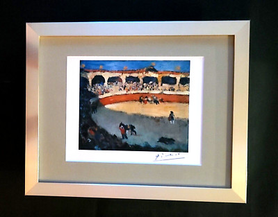 PABLO PICASSO BEAUTIFUL 1948 SIGNED SCARCE PRINT MATTED AND FRAMED + BUY IT NOW!