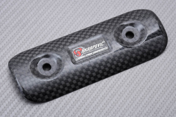 Protection de chappe Akrapovic en carbone de prestige - 2