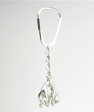 Schlüsselanhänger Schlüsselring 925 Silber massiv Panther 22,9g NEU