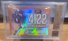 2017 John Ross RC Autograph BGS 9.5, 10 AMAZING SPEED Bengals Huskies