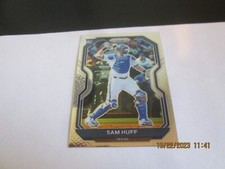 SAM HUFF 2021 PANINI PRIZM TIER II ROOKIE CARD #116. rookie card picture