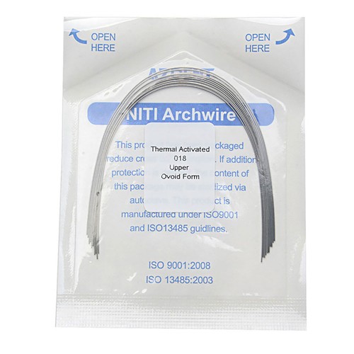 AZDENT Dental Orthodontic Niti Heat Thermal Activited Arch Wires Round 012-022 - Picture 45 of 64
