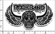 12 Pcs Embroidered Iron/Sew on patches Rock Band Skull/Wing 118x65mm AP056RO