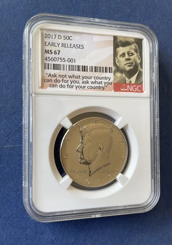 NGC 2017-D Kennedy Half Dollar MS67 Early Releases