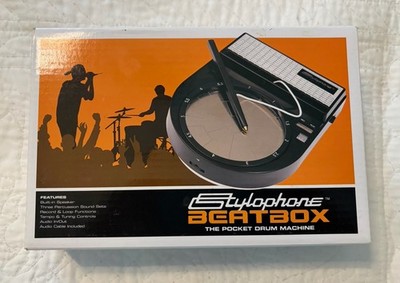 Stylophone Beat Box Drum Machine Plastic In Box - Great Working Condition