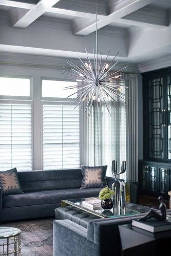 Fredrick Ramond FR43016 Gold Tryst 16-Light 42"W Sputnik Chandelier - Picture 5 of 5