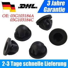 5x Kugelpfanne Motorabdeckung Gummi für Audi VW Seat Skoda 03G103184C 03G103184A