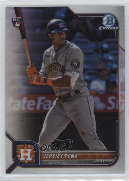 2022 Bowman Chrome Refractor 60/499 Jeremy Pena #35 1bc8