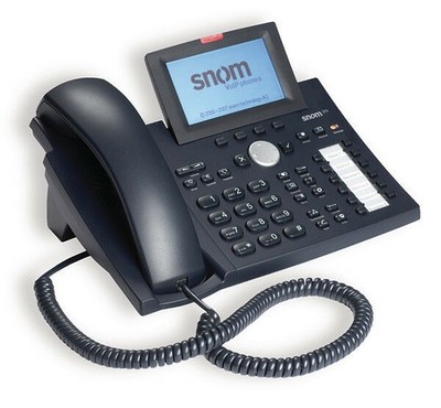 Snom 370 VoIP Business Telefon, Schwarz B-Ware Händler