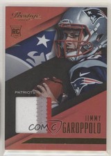 2014 Panini Prestige Rookie Jerseys Prime Jimmy Garoppolo #JG Jumbo Patch uk2
