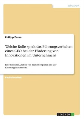 Zerna - Welche Rolle spielt das Fhrungsverhalten eines CEO bei der F - X555z