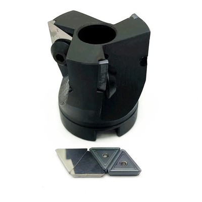 Inserts CNC Fast Feed Face Milling Cutting TP16 TP22 50-80mm For TPKN TPMN