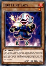 Fire Flint Lady Common FIRE Unlimited OTS Tournament Pack 24 Yugioh