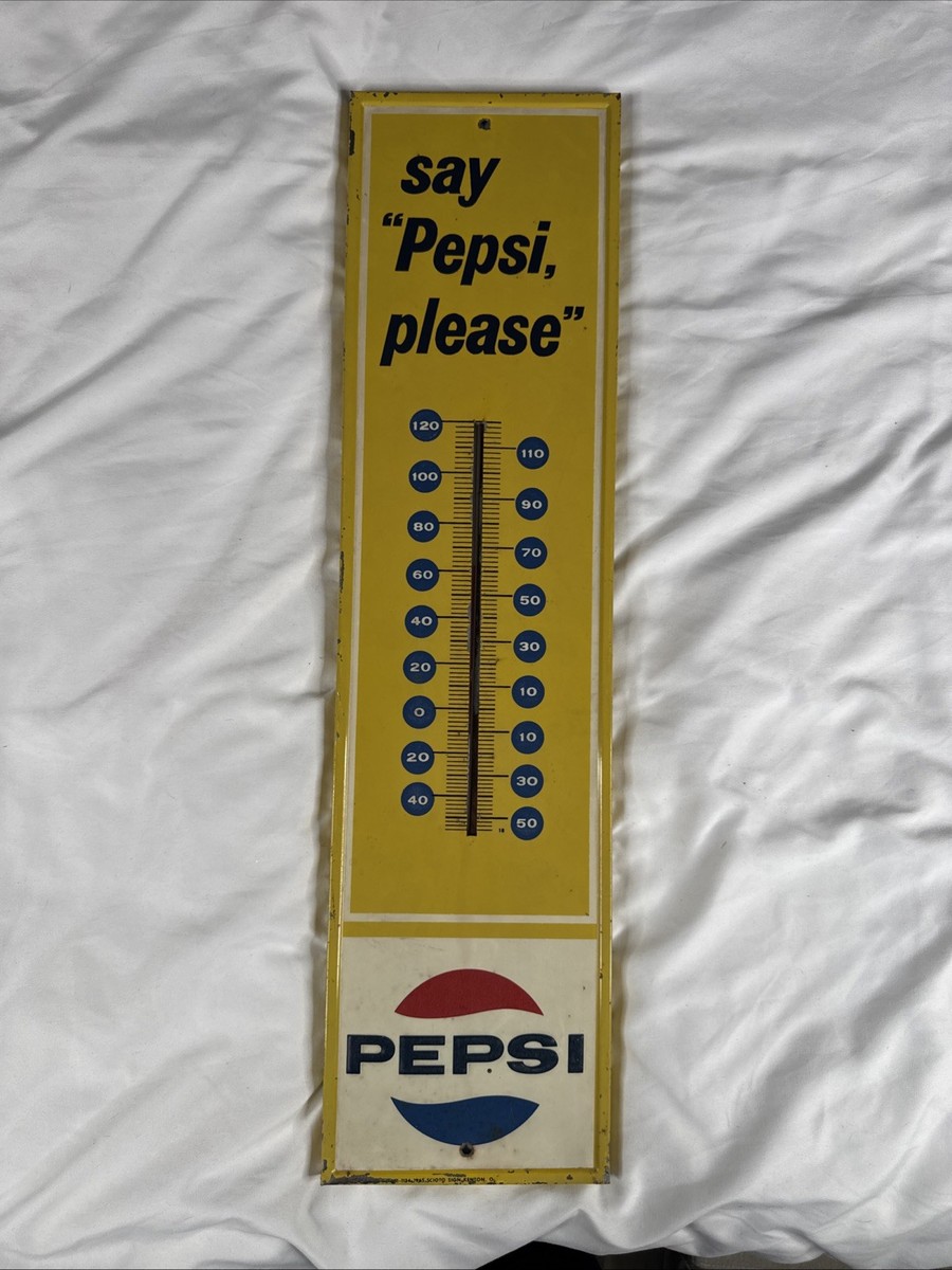 Vtg 1960s Pepsi Cola 
