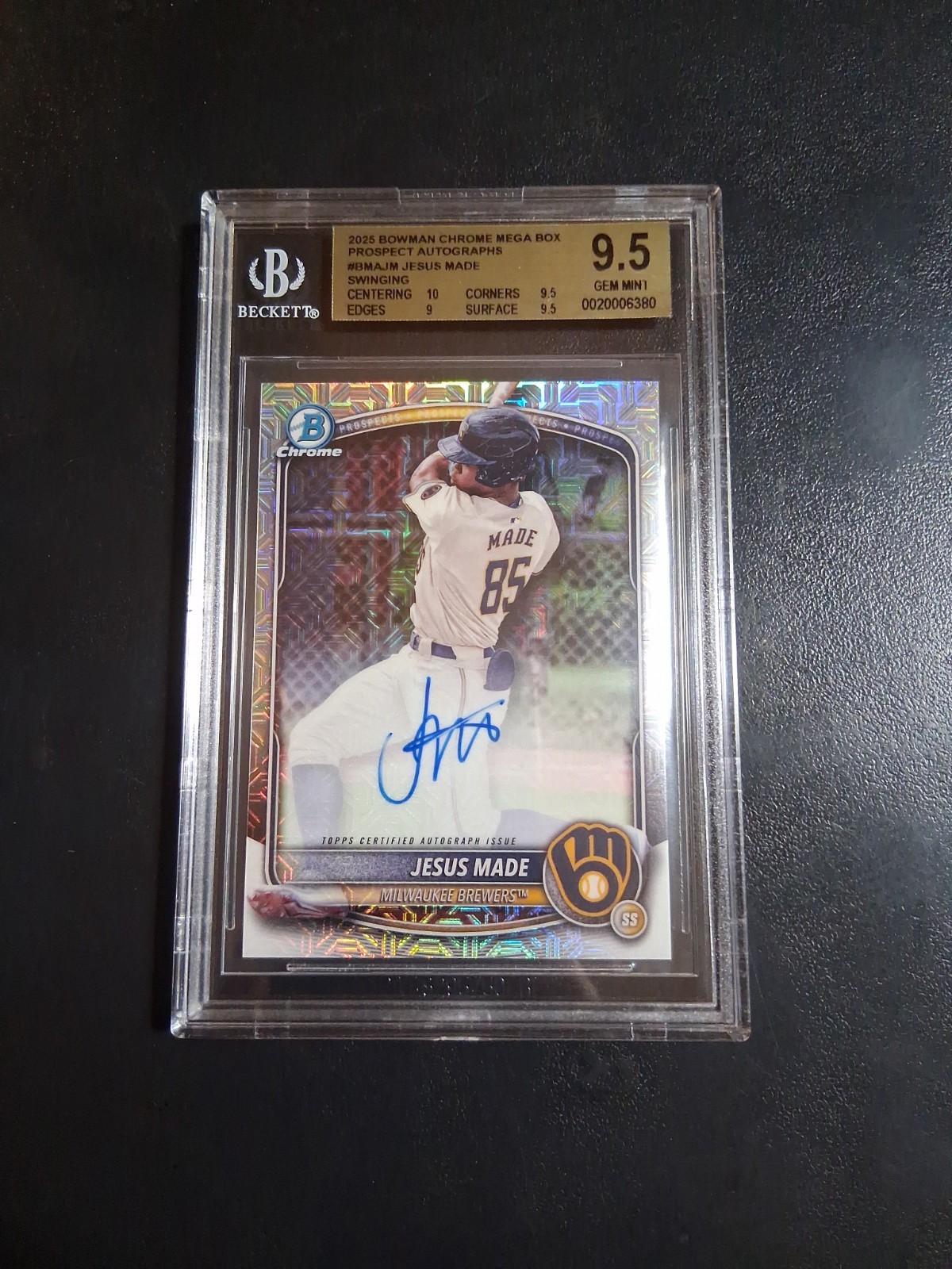 2025 Bowman - Chrome Prospect Mega Box Autographs Jesus Made #BMA-JM (AU, RC)