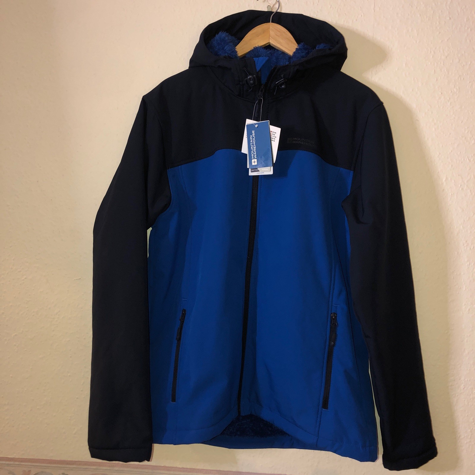 Chaqueta softshell Mountain Warehouse Artic II para hombre en azul