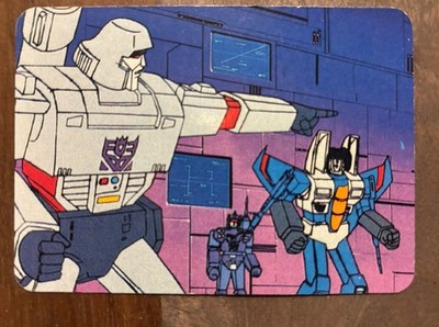 Hasbro Transformers G1 Action Card 1985 The Decepticon Strategy #150