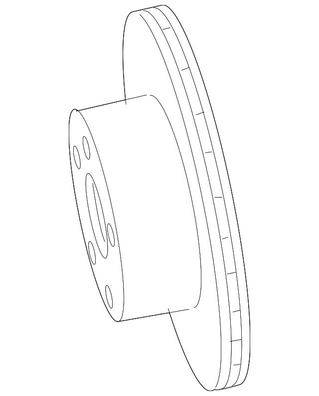 Genuine GM Front Disc Brake Rotor 92245928 - Image 3 of 4