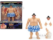 E. HONDA 6.5" MOVEABLE FIGURE W/ACCESSORIES "STREET FIGHTER" BY JADA 35740