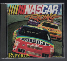 PC CD-ROM Game: Nascar Racing PC/CD Disc, 1994 Papyrus, 2 Audio Tracks, vg/ex 