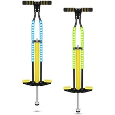 Leitee 2 Pcs Pogo Stick, Suitable for 80-160 Lbs, Soft Foam Jump Stick, Easy  