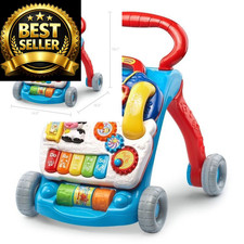 VTech Sit-to-Stand Learning Walker Frustration 16.5" X 14.2" X 18.1", Blue