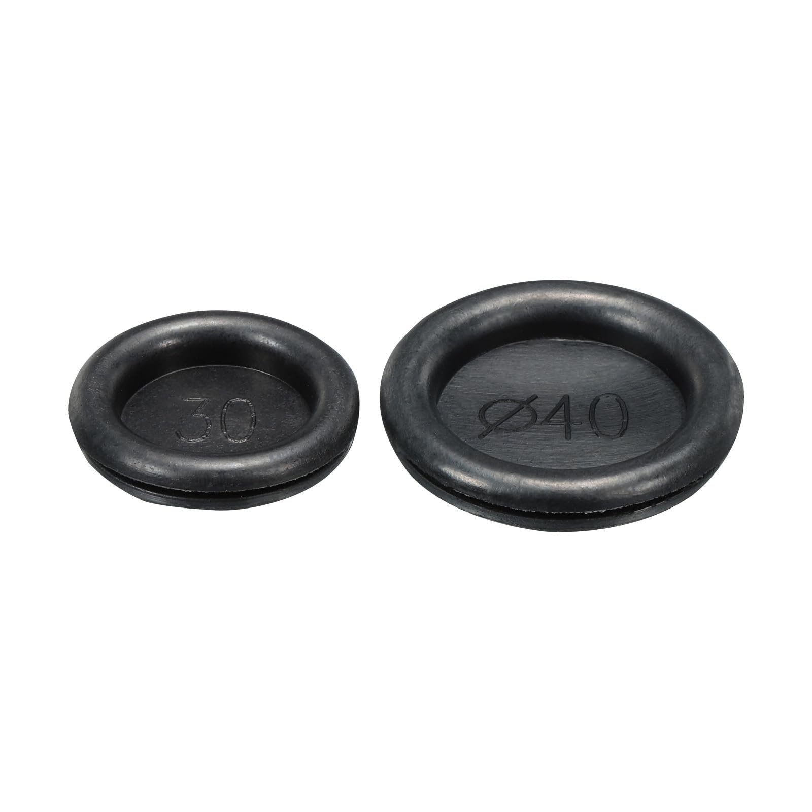 50 Pack Rubber Grommet Set 30mm and 40mm Mount Dia for Wire Protection