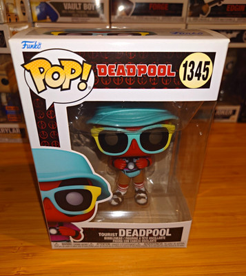 Funko Pop! Marvel Deadpool Tourist #1345 Wackelkopffigur mehrfarbig 2023