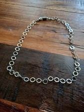 💎 Milor Italian Silver Hoop Chain [Approx. 20 Inches] 💎