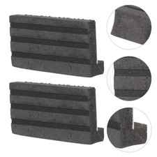 2 Pcs Schlagzeug Zubehor Trommel-anti-rutsch-stützen Trommelstoßstange