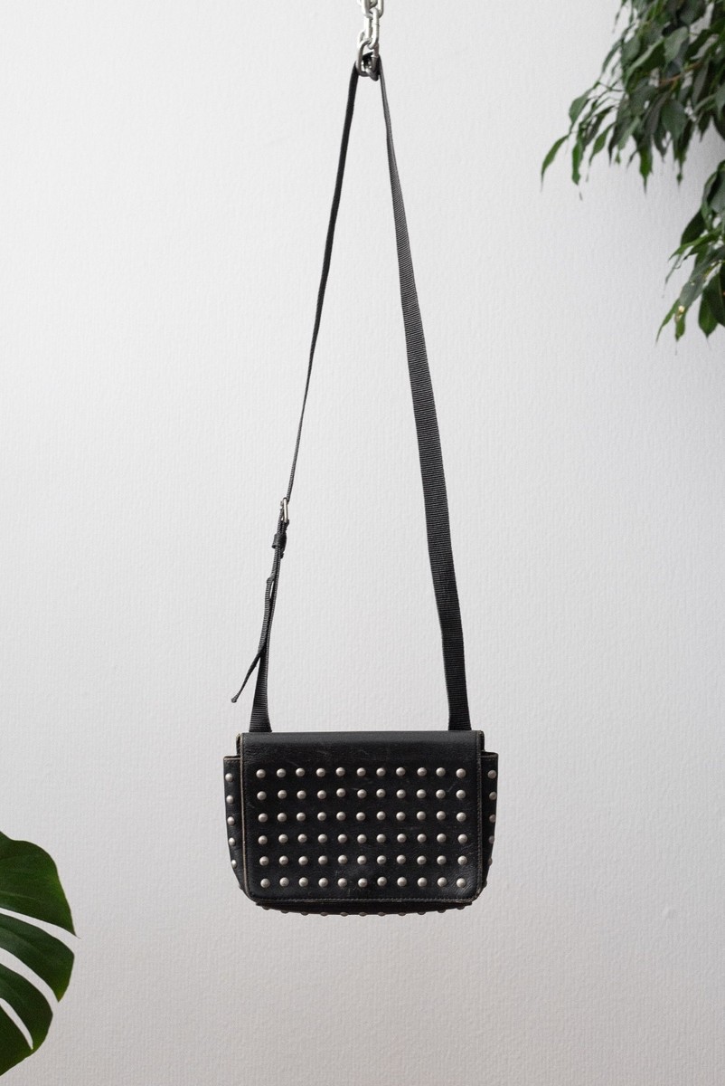 Comme des Garcons studded leather shoulder bag Junya Watanabe | eBay Comme des Garcons studded leather shoulder bag Junya Watanabe | eBay