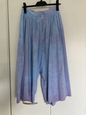 ANNTIAN Cotton Sarouel Pants Blue S Size