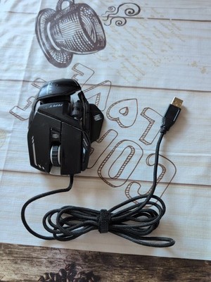 Mad Catz R.A.T. 6+ Gaming Maus - Schwarz Kabelgebunden