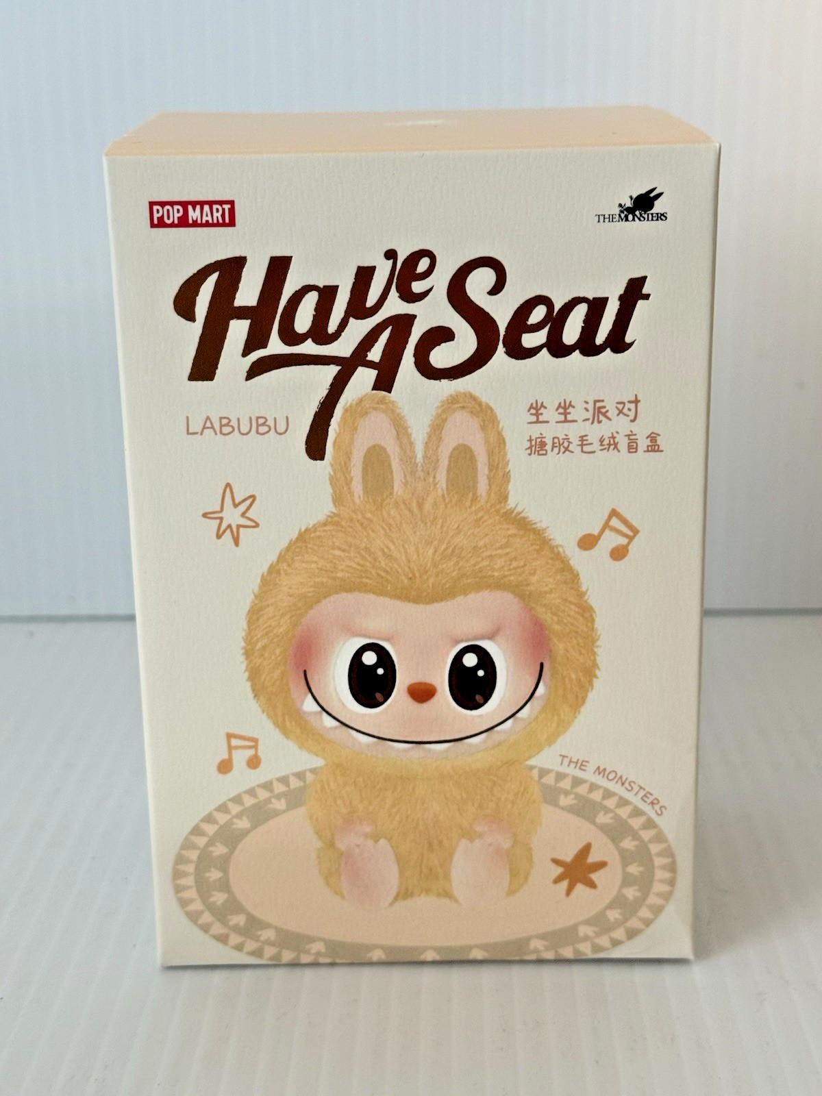 POP MART LABUBU The Monsters Have A Seat Vinyl Plush Blind Box AUTHENTIC US