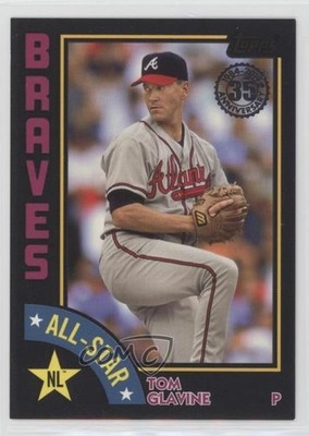 2019 Topps 1984 Baseball All-Stars Black 24/299 Tom Glavine #84AS-TGL HOF 0t2