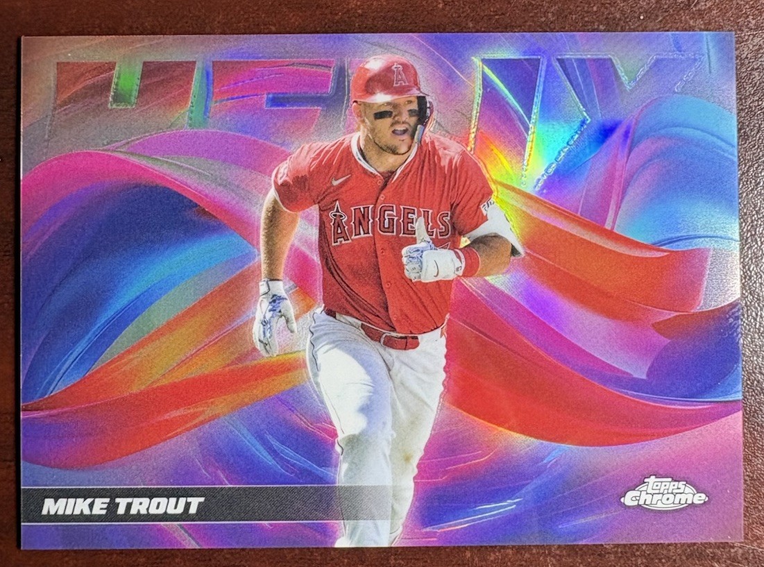 2025 Topps Chrome - Helix Mike Trout #HX-3