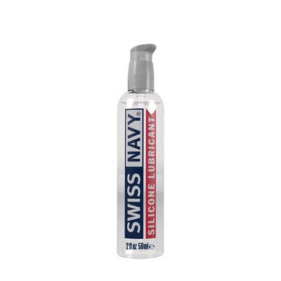 New Swiss Navy Premium Silicone Silky Smooth Massage Lubricant Lube Pump 2 oz