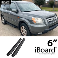 APS Running Board Black 6" Fit Acura MDX Honda Pilot 03-08